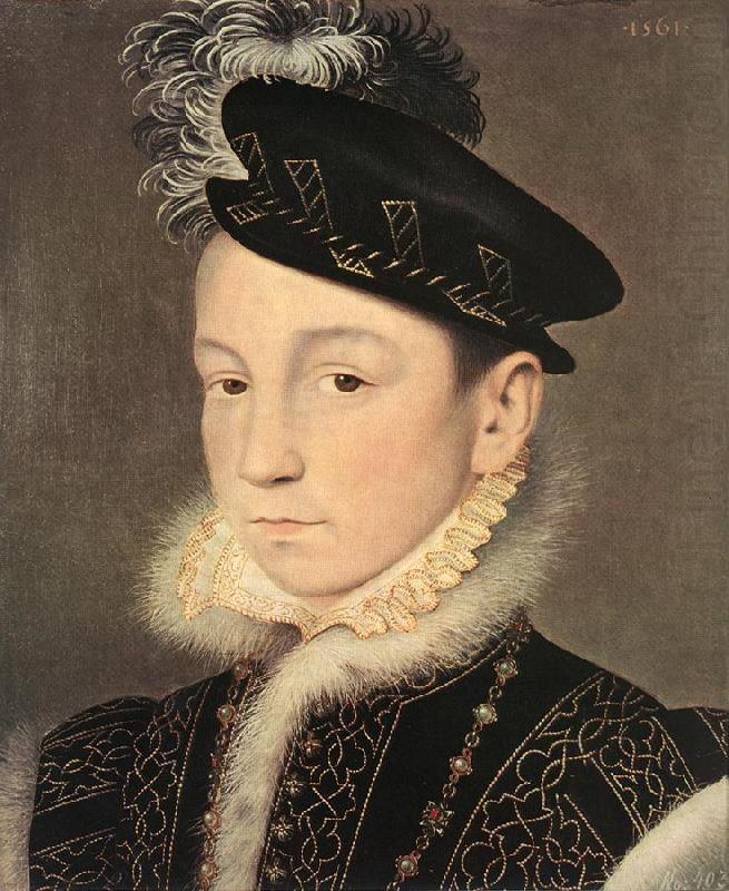 Francois Clouet Portrait of King Charles IX china oil painting image